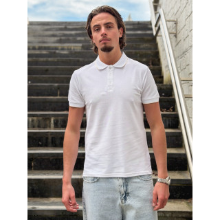 Polo Henri - Blanc