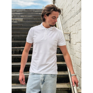 Polo Henri - Blanc