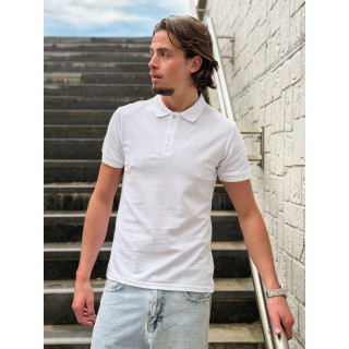 Polo Henri - Blanc