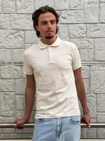 Polo Henri - Beige