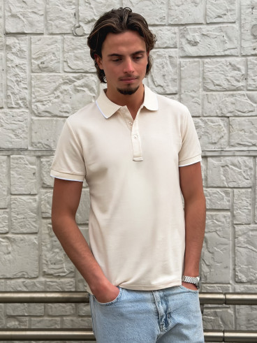 Polo Henri - Beige