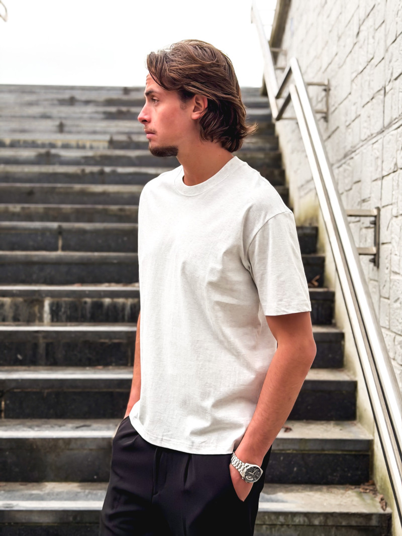 T-shirt Alessio - Gris clair T-shirt Alessio - Gris clair