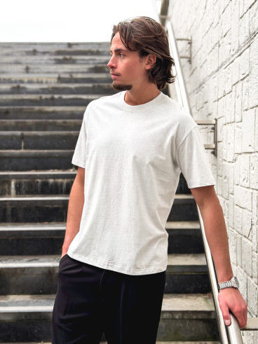 T-shirt Alessio - Gris clair T-shirt Alessio - Gris clair