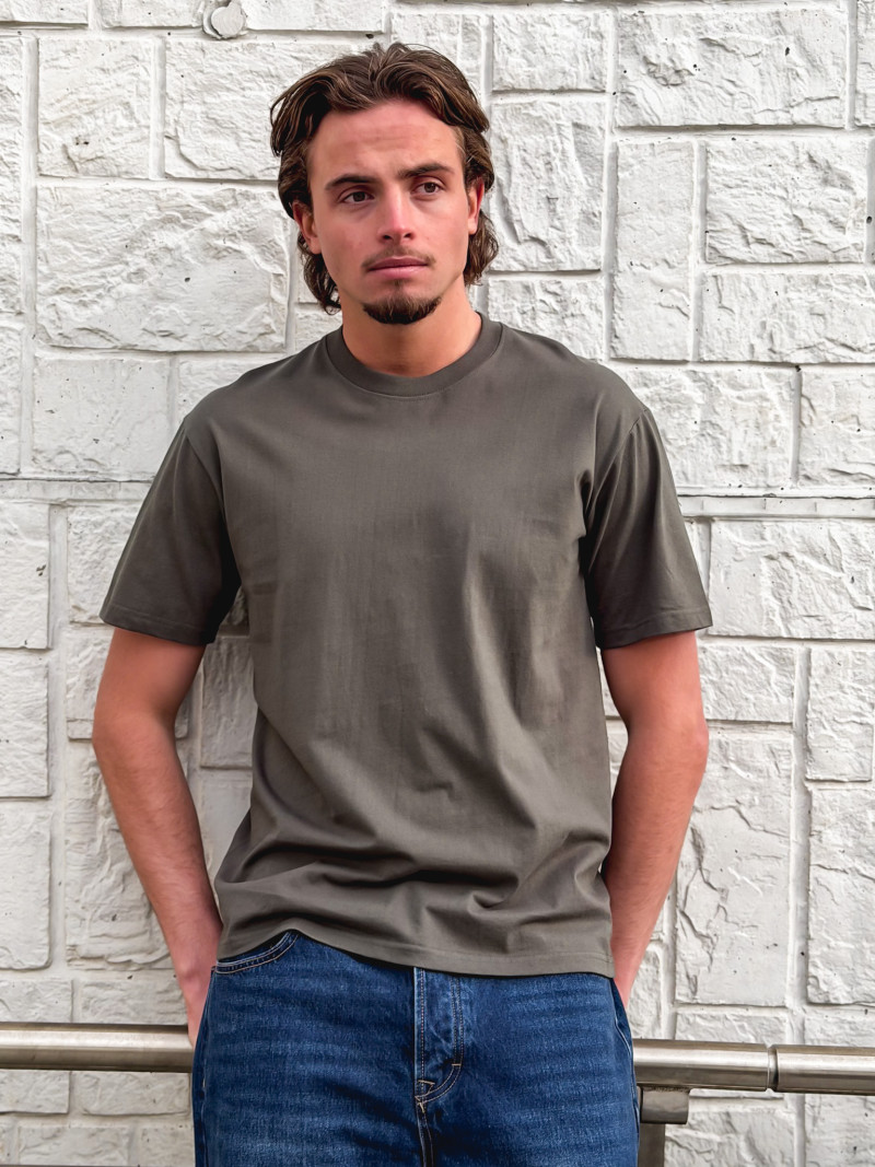 T-shirt Alessio - Kaki foncé