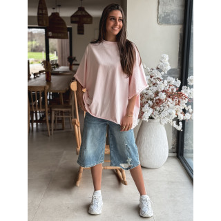 T-shirt oversize Daena - Rose