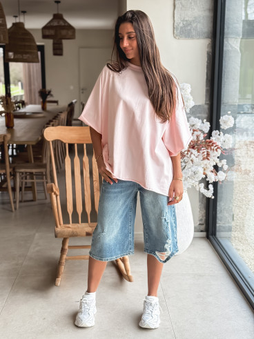 T-shirt oversize Daena - Rose