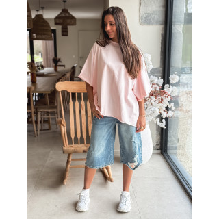 T-shirt oversize Daena - Rose
