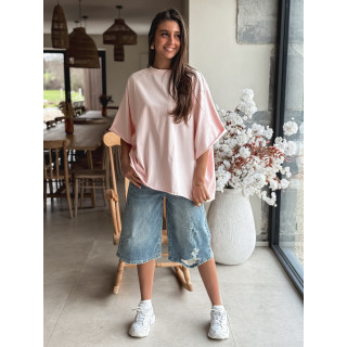 T-shirt oversize Daena - Rose