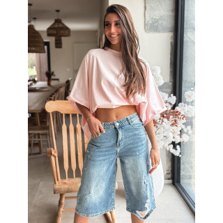 T-shirt oversize Daena - Rose