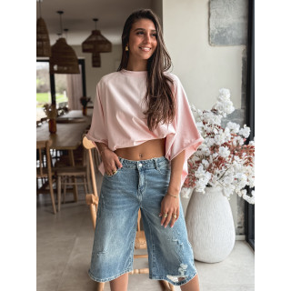 T-shirt oversize Daena - Rose