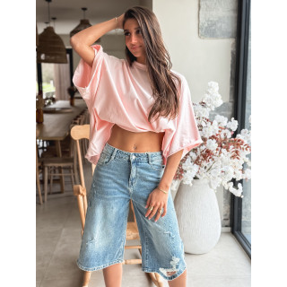 T-shirt oversize Daena - Rose