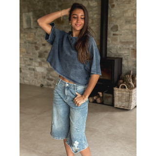 T-shirt Filippa - Bleu marine