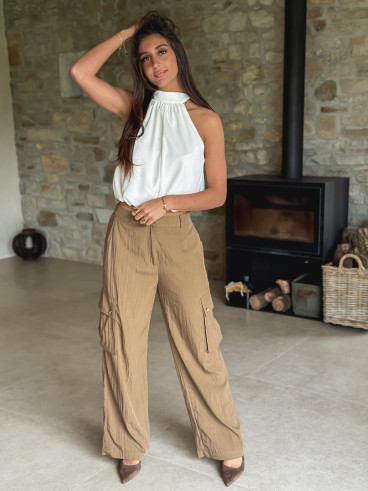 Pantalon Mylana - Camel Pantalon Mylana - Camel