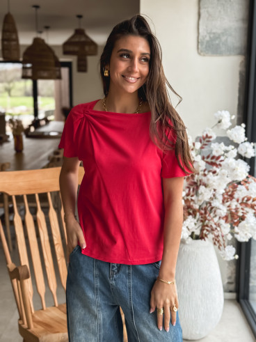 Blouse Trivia - Rouge