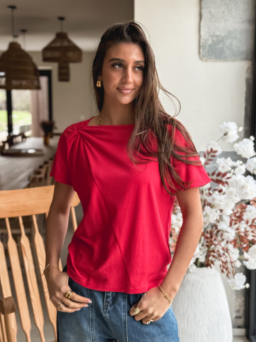 Blouse Trivia - Rouge