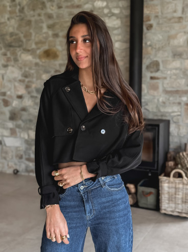 trench court Chicago - Noir