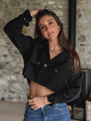 trench court Chicago - Noir