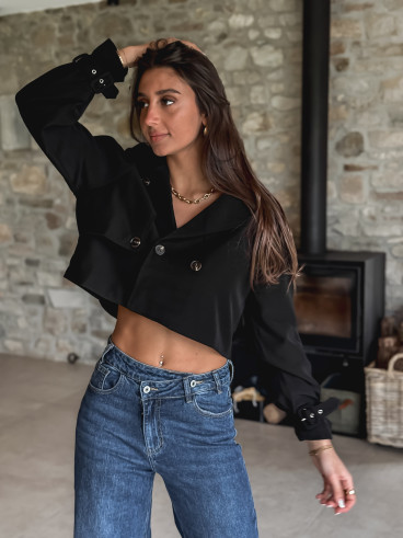 trench court Chicago - Noir