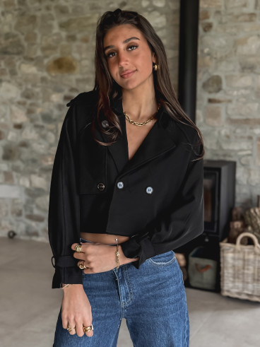 trench court Chicago - Noir