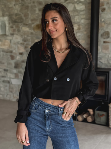 trench court Chicago - Noir