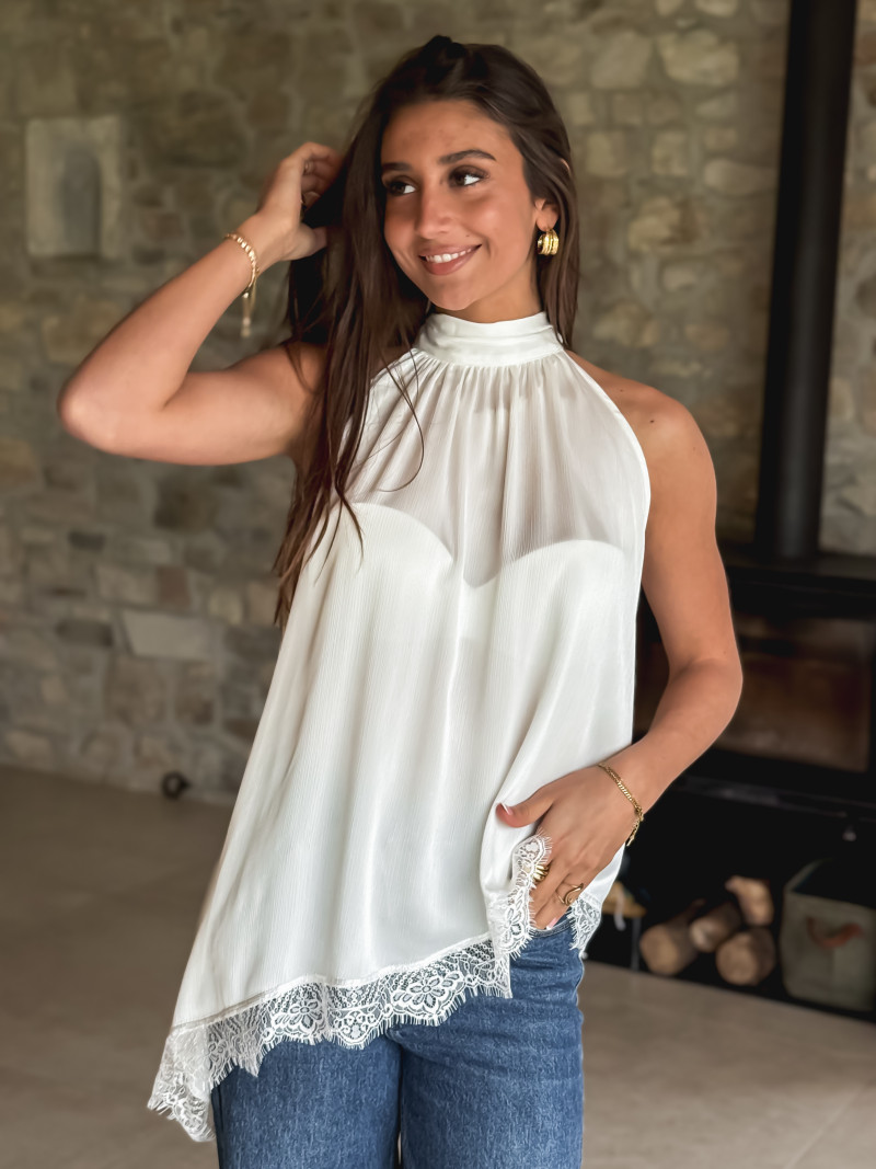 Blouse Alicante - Blanc Blouse Alicante - Blanc