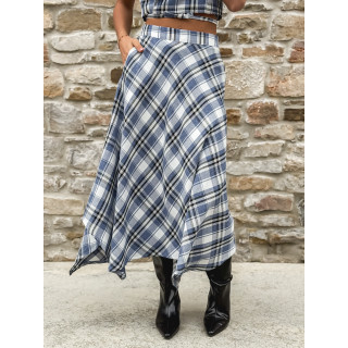 Jupe longue Sevilla - Bleu