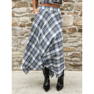 Jupe longue Sevilla - Bleu