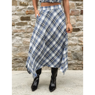 Jupe longue Sevilla - Bleu