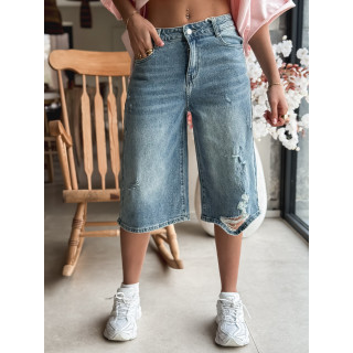 Bermuda en jeans Soliana - Bleu