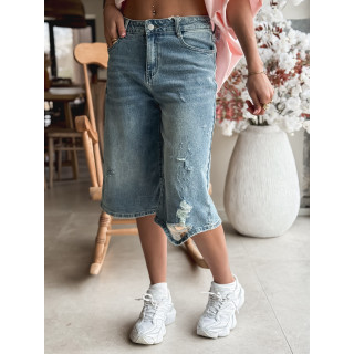 Bermuda en jeans Soliana - Bleu