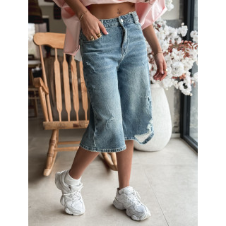 Bermuda en jeans Soliana - Bleu