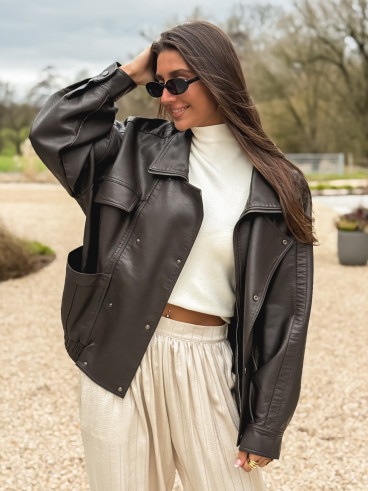 Veste Prya - Chocolat