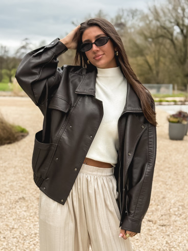 Veste Prya - Chocolat