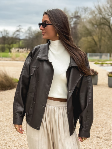 Veste Prya - Chocolat