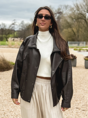 Veste Prya - Chocolat