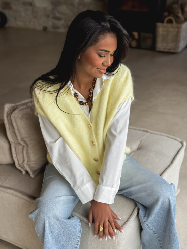 Gilet Virginie - Jaune