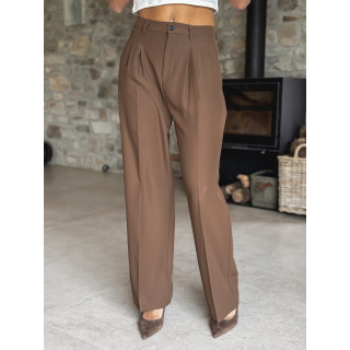 Pantalon Héléana - Chocolat