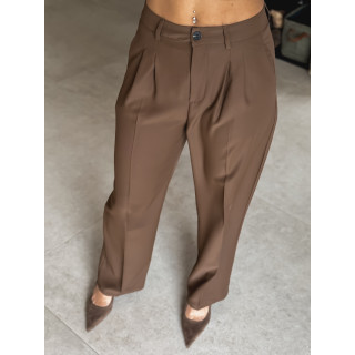 Pantalon Héléana - Chocolat