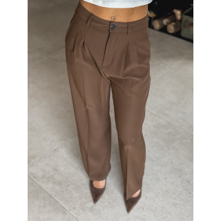 Pantalon Héléana - Chocolat