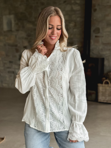 Chemisier Carole - Blanc