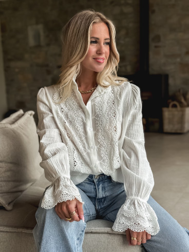 Chemisier Carole - Blanc