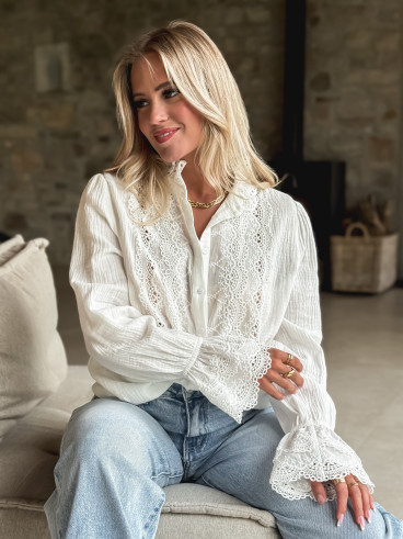 Chemisier Carole - Blanc