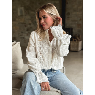 Chemisier Carole - Blanc