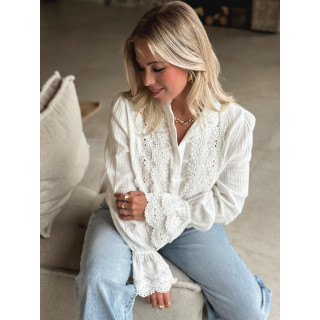Chemisier Carole - Blanc