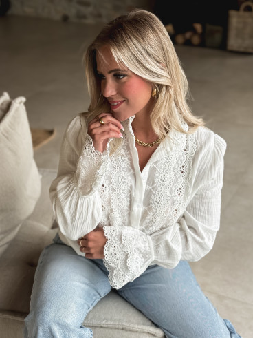 Chemisier Carole - Blanc