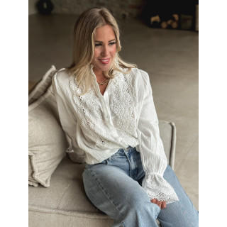 Chemisier Carole - Blanc