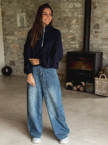 Pull Thais - Bleu marine