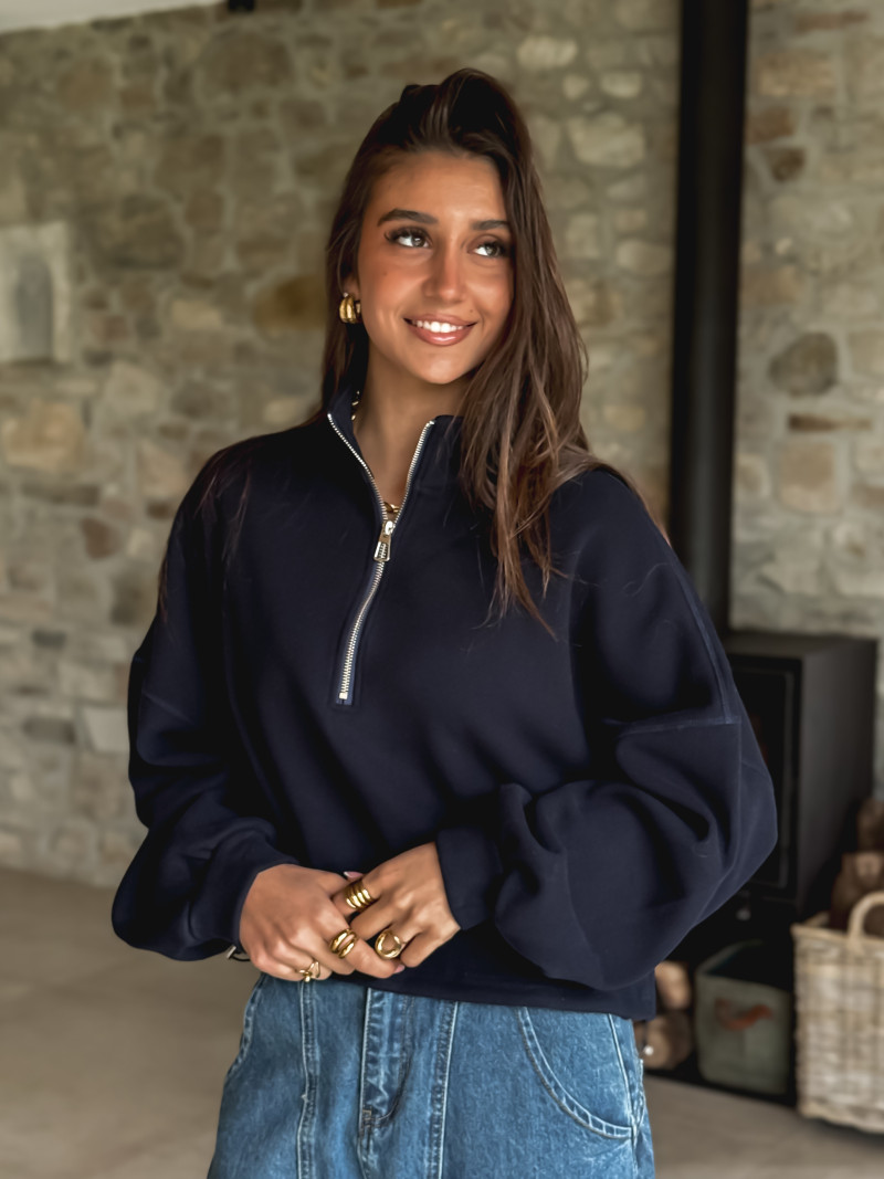 Pull Thais - Bleu marine