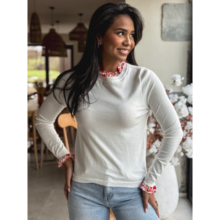 Pull Floraine - Ecru