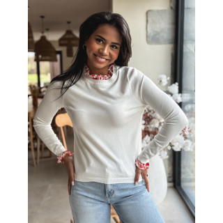 Pull Floraine - Ecru